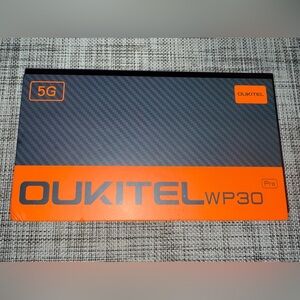 WP30 Pro 5G Smartphone - Black and Orange